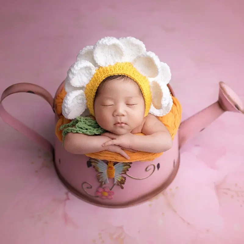 Iron Flower Pot Props - Newborn Photography Props - Image 2